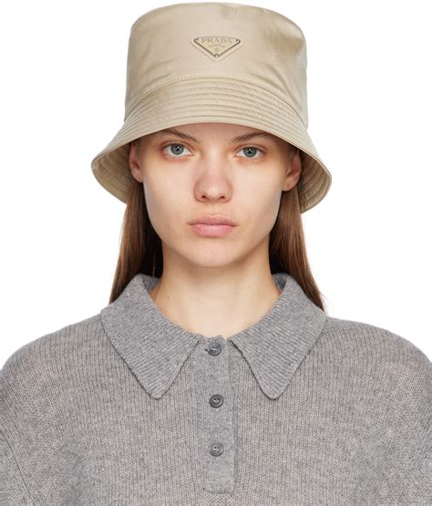 prada beige hat|More.